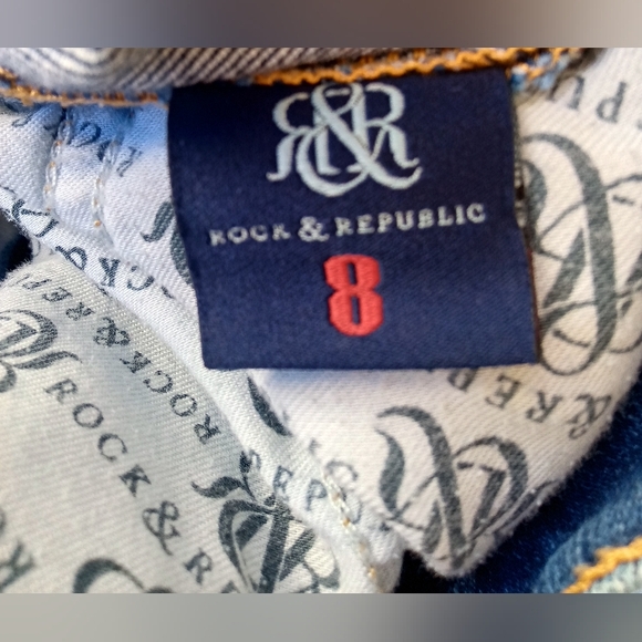 🔥Rock & Republic Women's ( 8 W /30 - 29 L) Distressed Jeans. 🔥 FINAL PRICE 🔥 - Picture 4 of 6